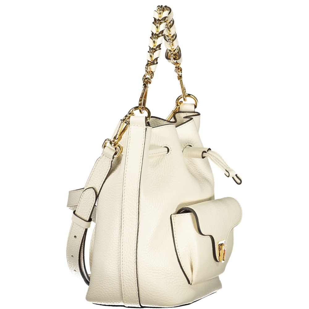 Coccinelle Weiße Ledertasche