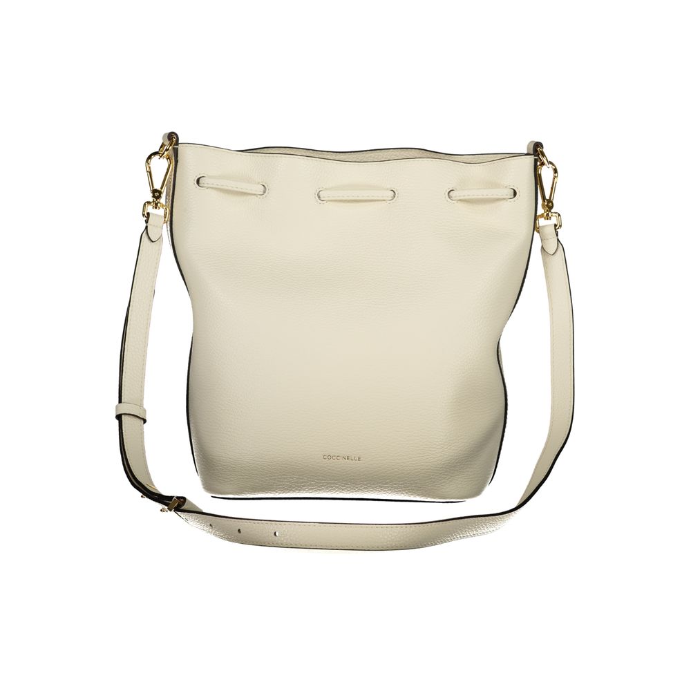 Coccinelle Weiße Ledertasche
