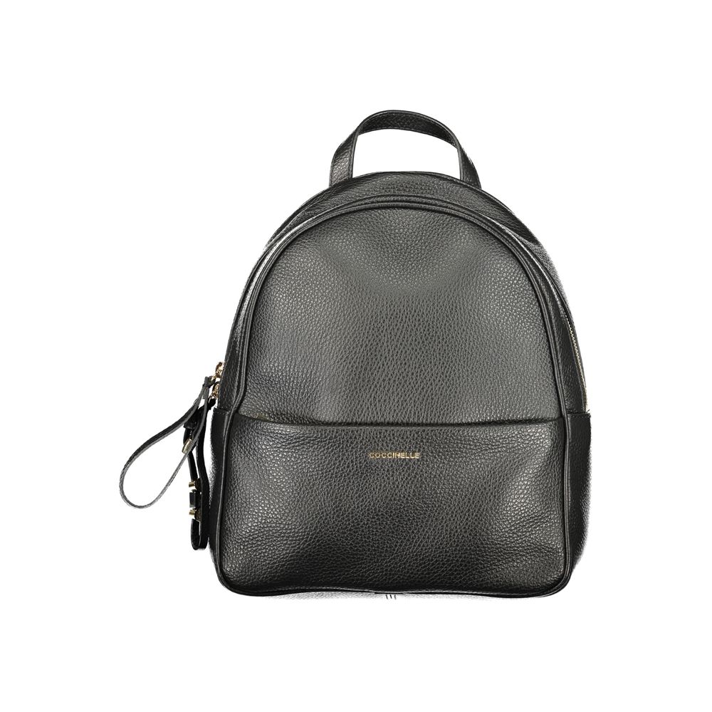 Coccinelle Schwarzer Lederrucksack
