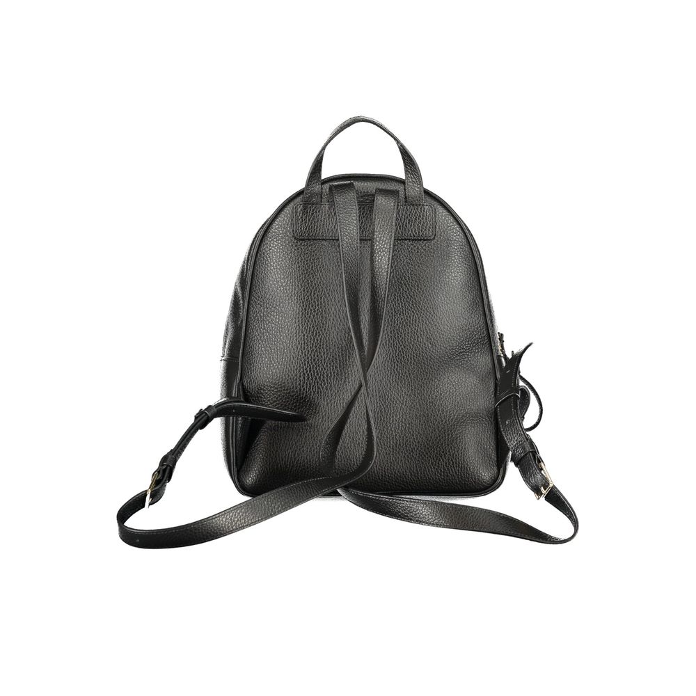 Coccinelle Schwarzer Lederrucksack