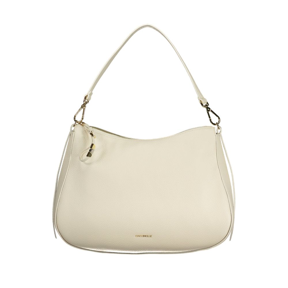 Coccinelle Weiße Ledertasche