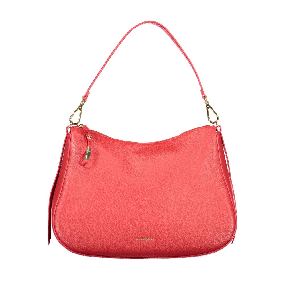Coccinelle Rote Lederhandtasche