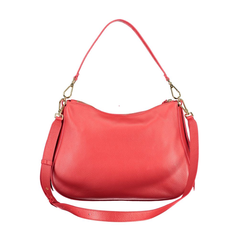 Coccinelle Rote Lederhandtasche