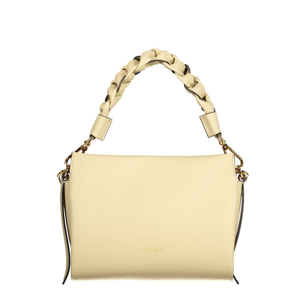 Coccinelle Beige Leder Handtasche