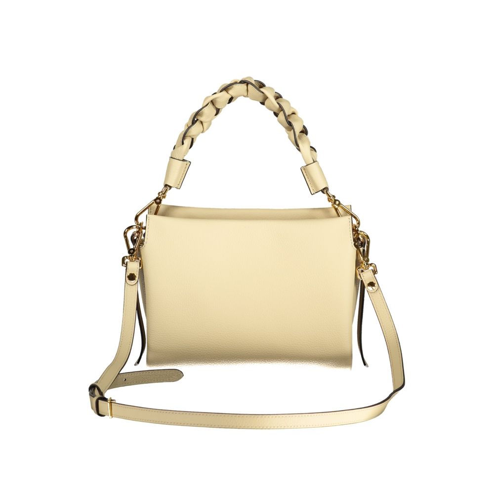 Coccinelle Beige Leder Handtasche