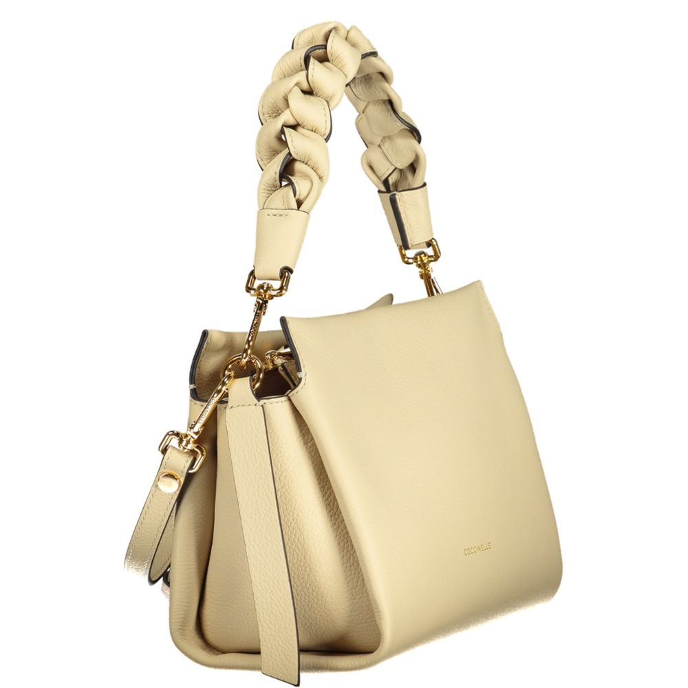 Coccinelle Beige Leder Handtasche