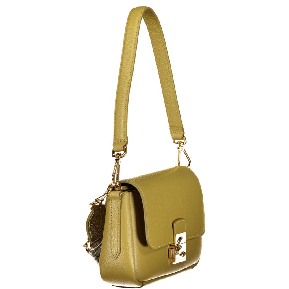 Coccinelle Grüne Lederhandtasche