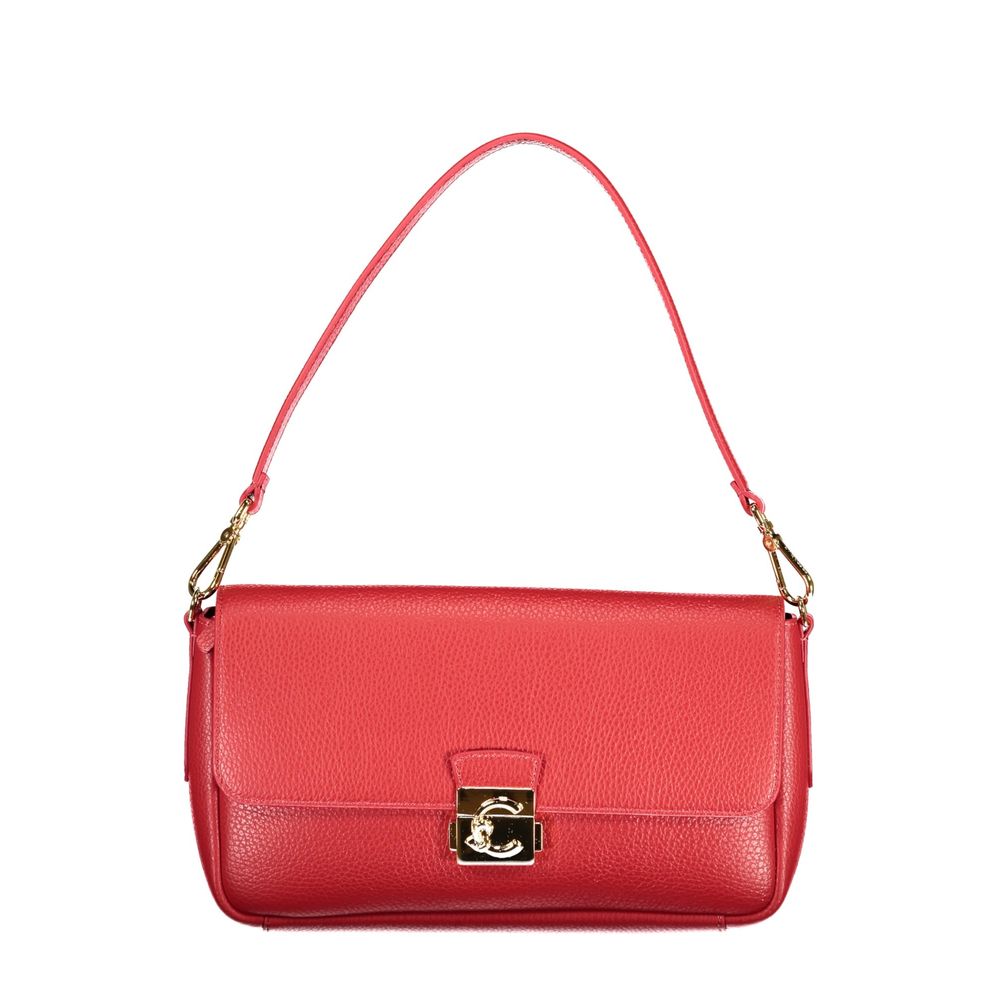 Coccinelle Rote Lederhandtasche
