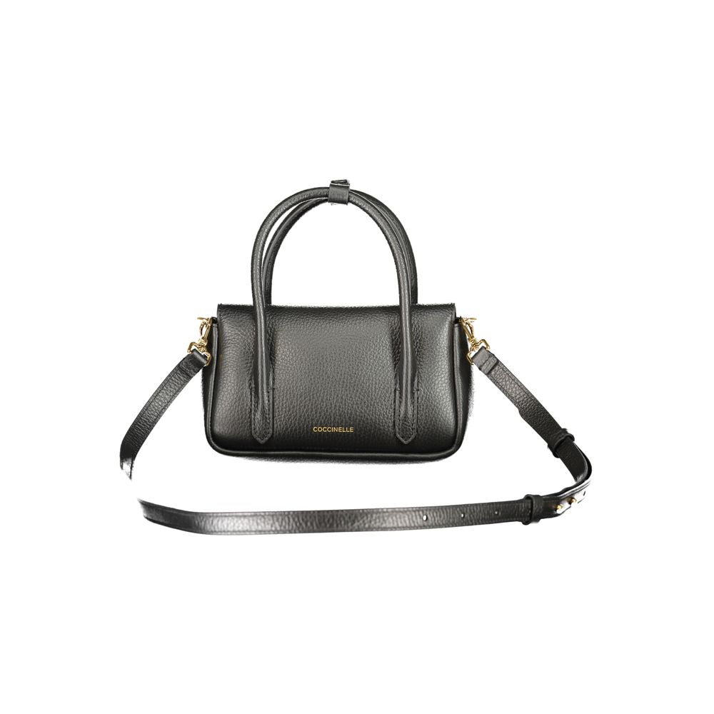 Coccinelle Schwarze Lederhandtasche