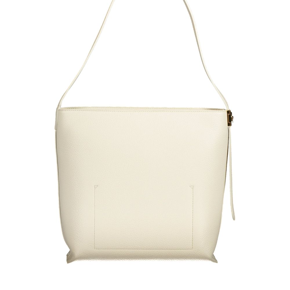 Coccinelle Weiße Ledertasche