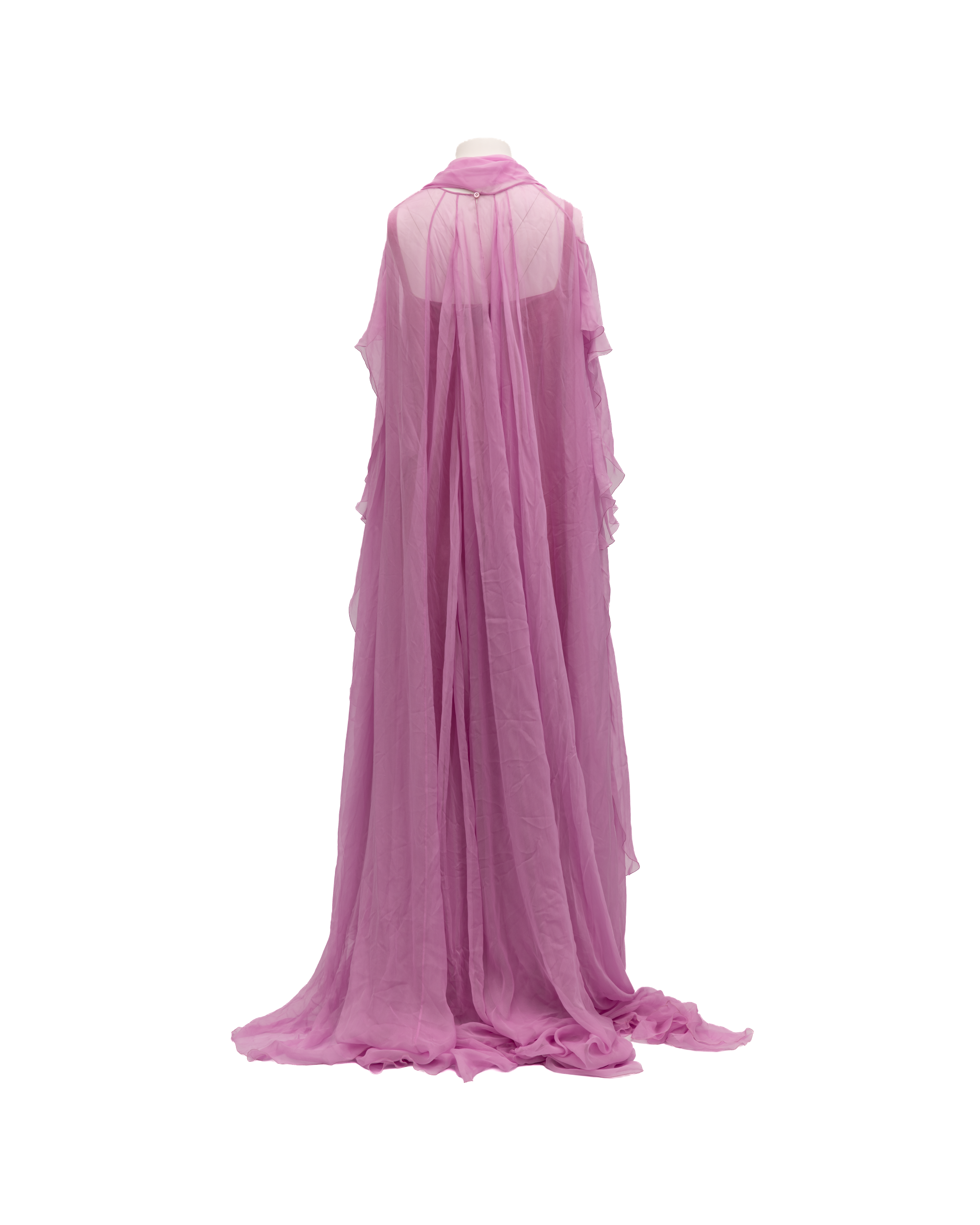 Valentino Garavani Pinkes ärmelloses Maxikleid