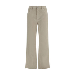 Marni Beige Cotton Flared Pants