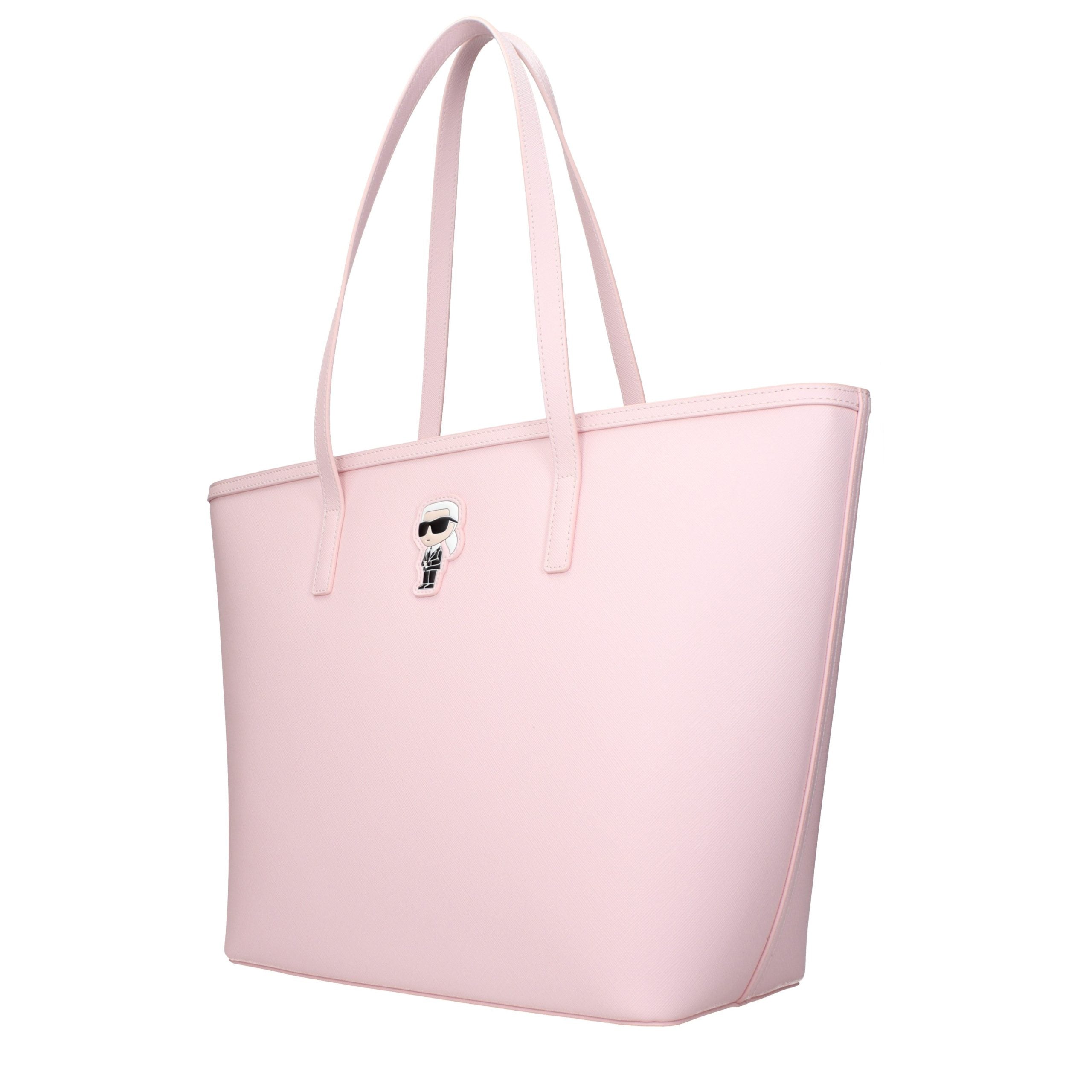 Karl Lagerfeld Schultertasche aus Polyethylen in Pink