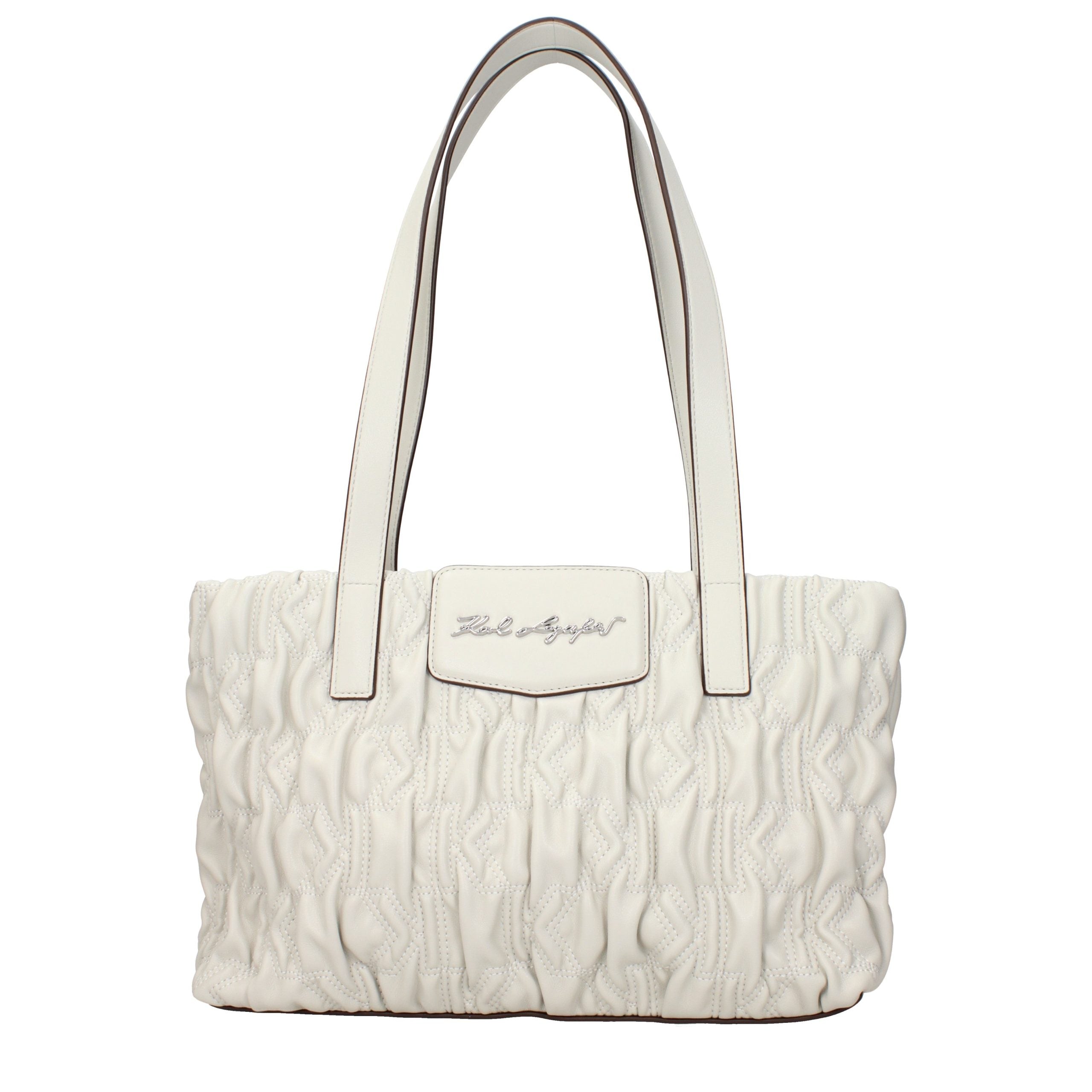 Karl Lagerfeld Graue Schultertasche aus Polyester