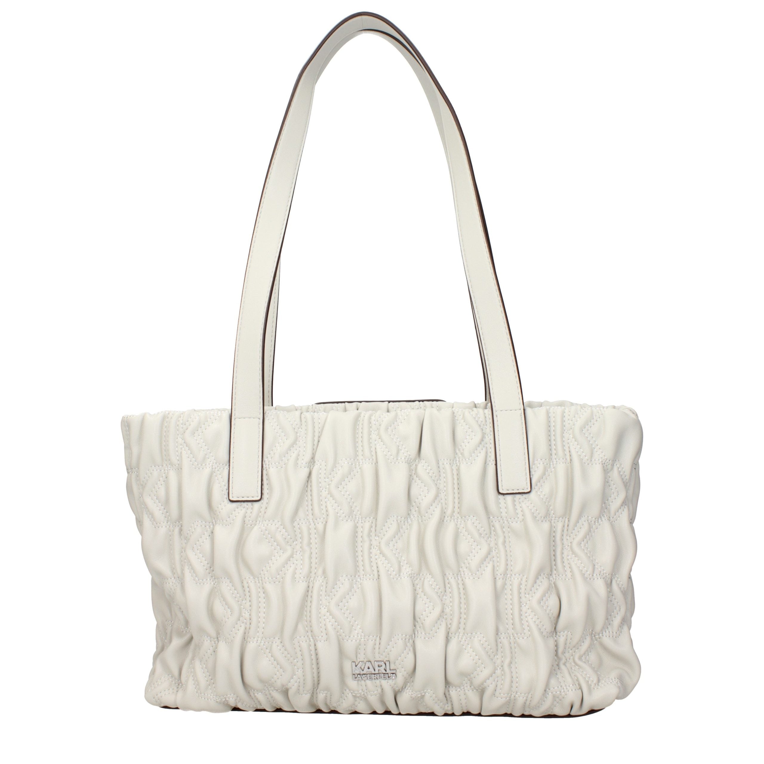 Karl Lagerfeld Graue Schultertasche aus Polyester