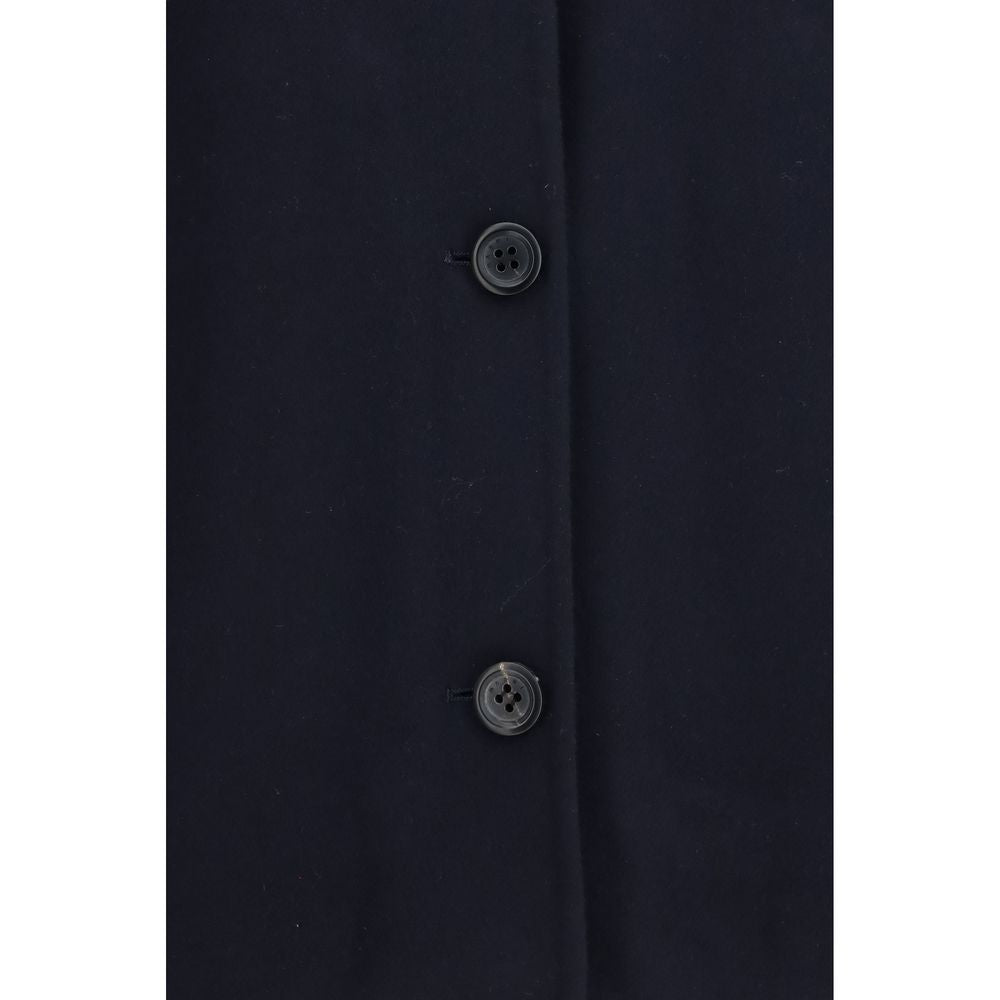 Marni Blaue Jacke aus Lammwolle Aries
