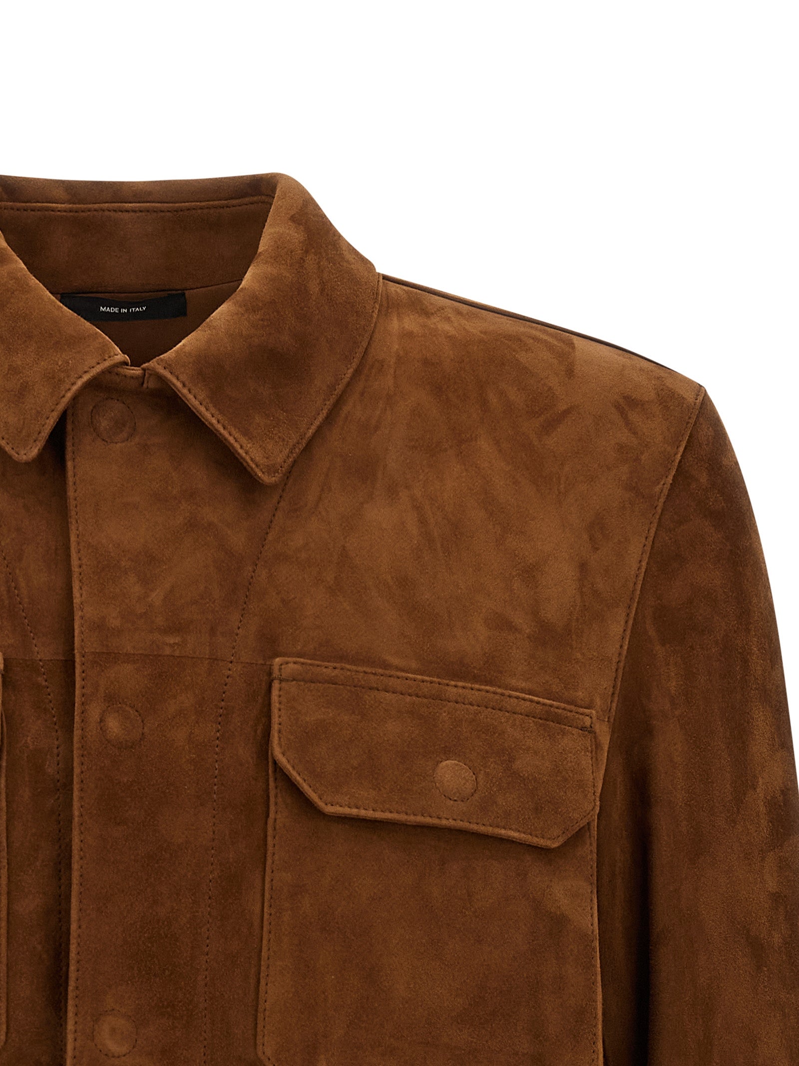 Tom Ford Braune Lammlederjacke