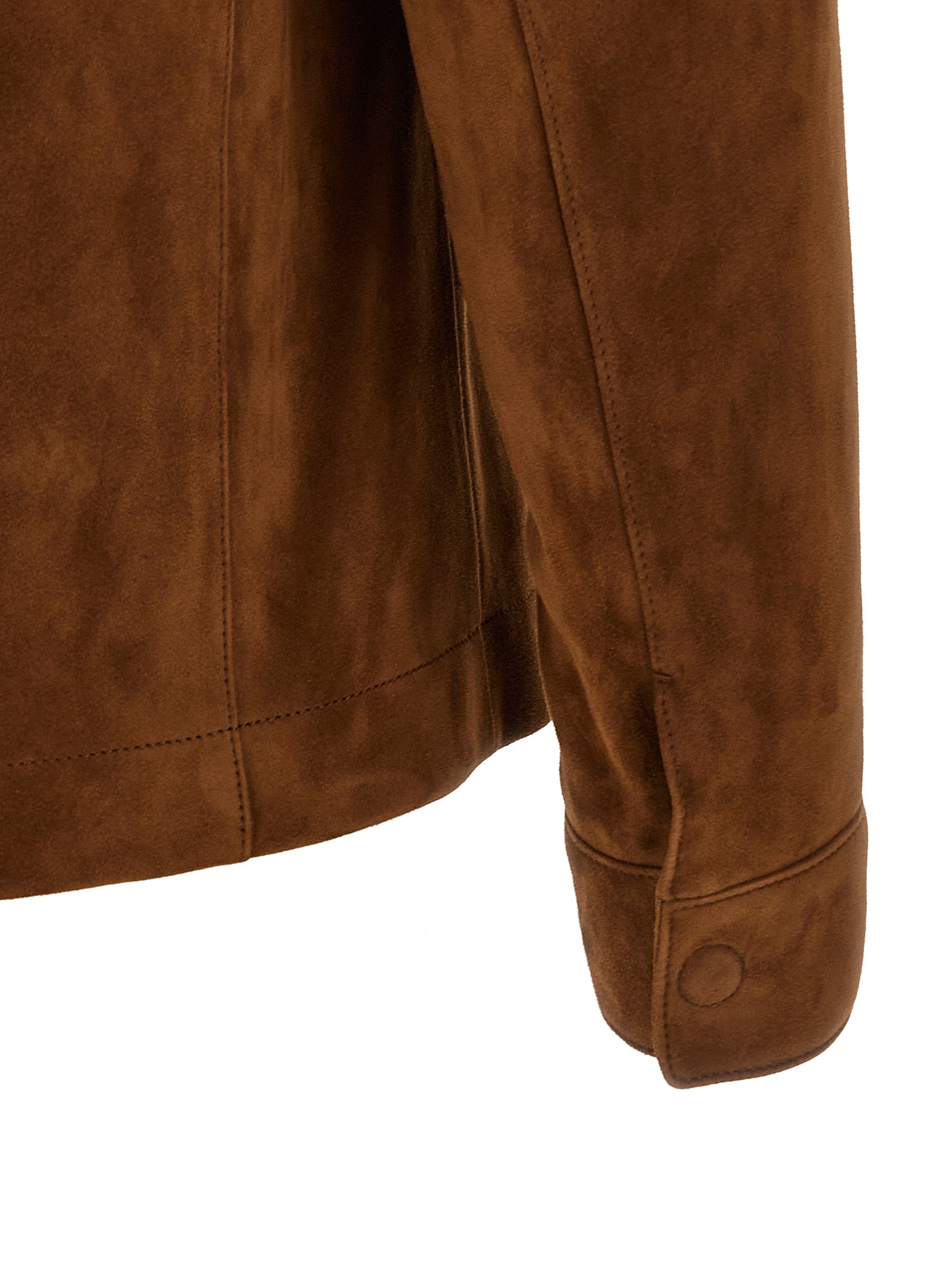 Tom Ford Braune Lammlederjacke