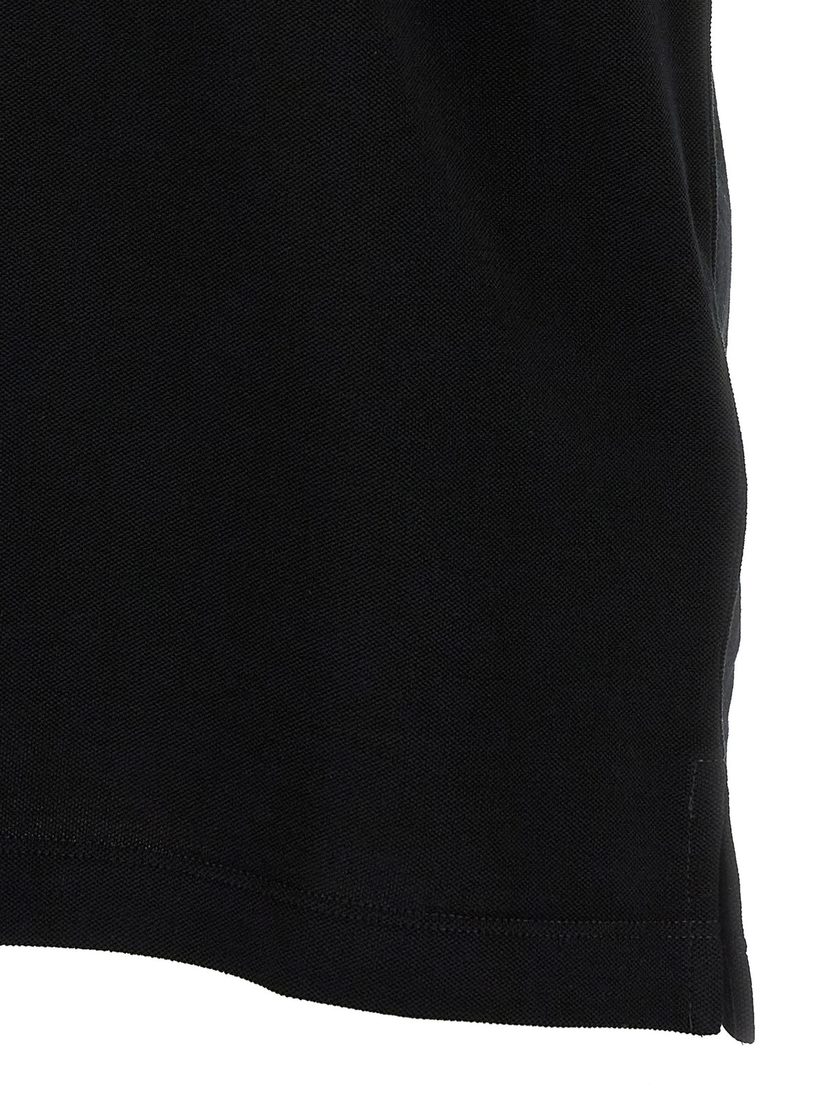 Fendi Schwarzes Baumwoll-Poloshirt