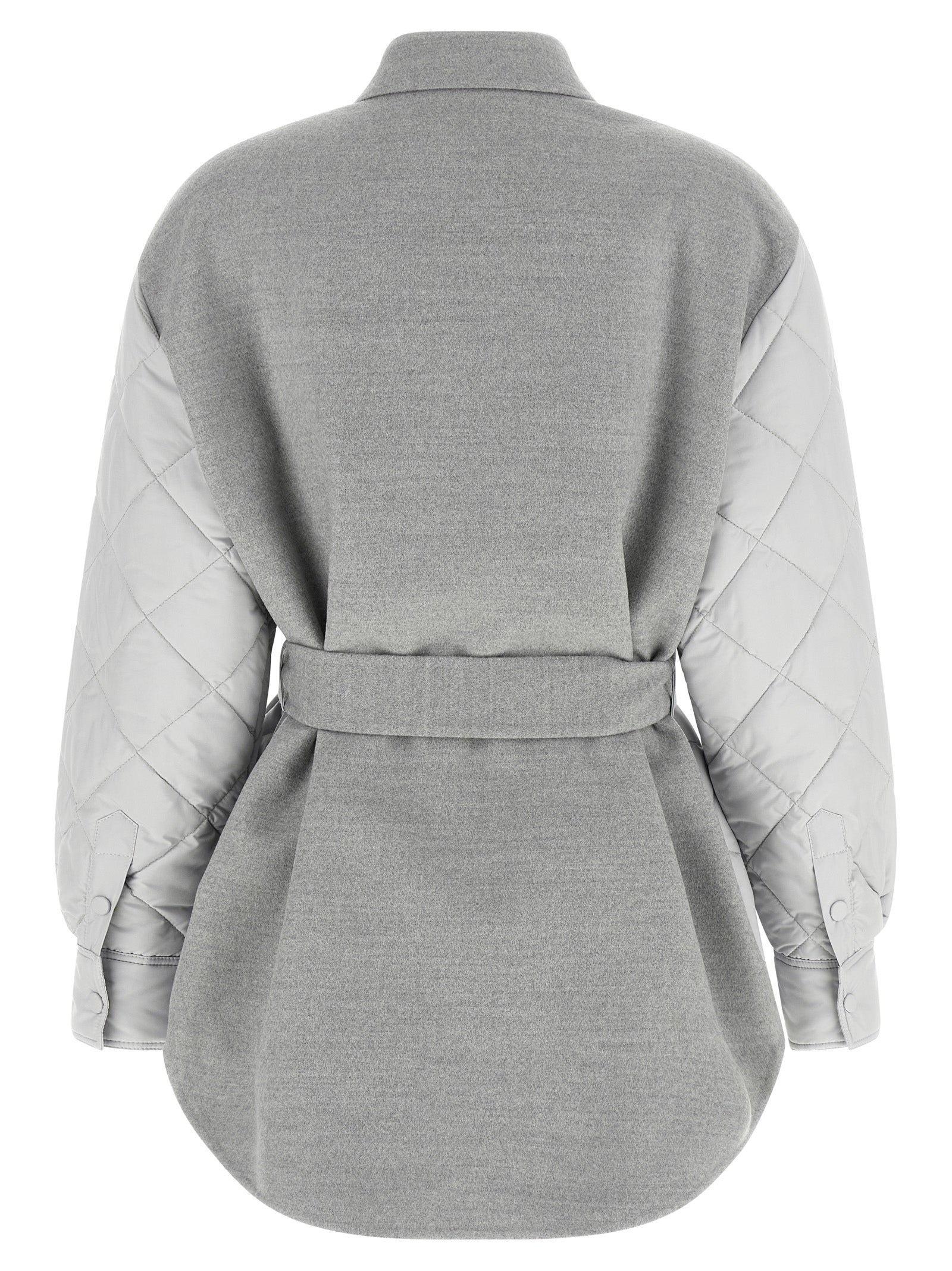 Fabiana Filippi Graue Shell-Jacke aus Polyester