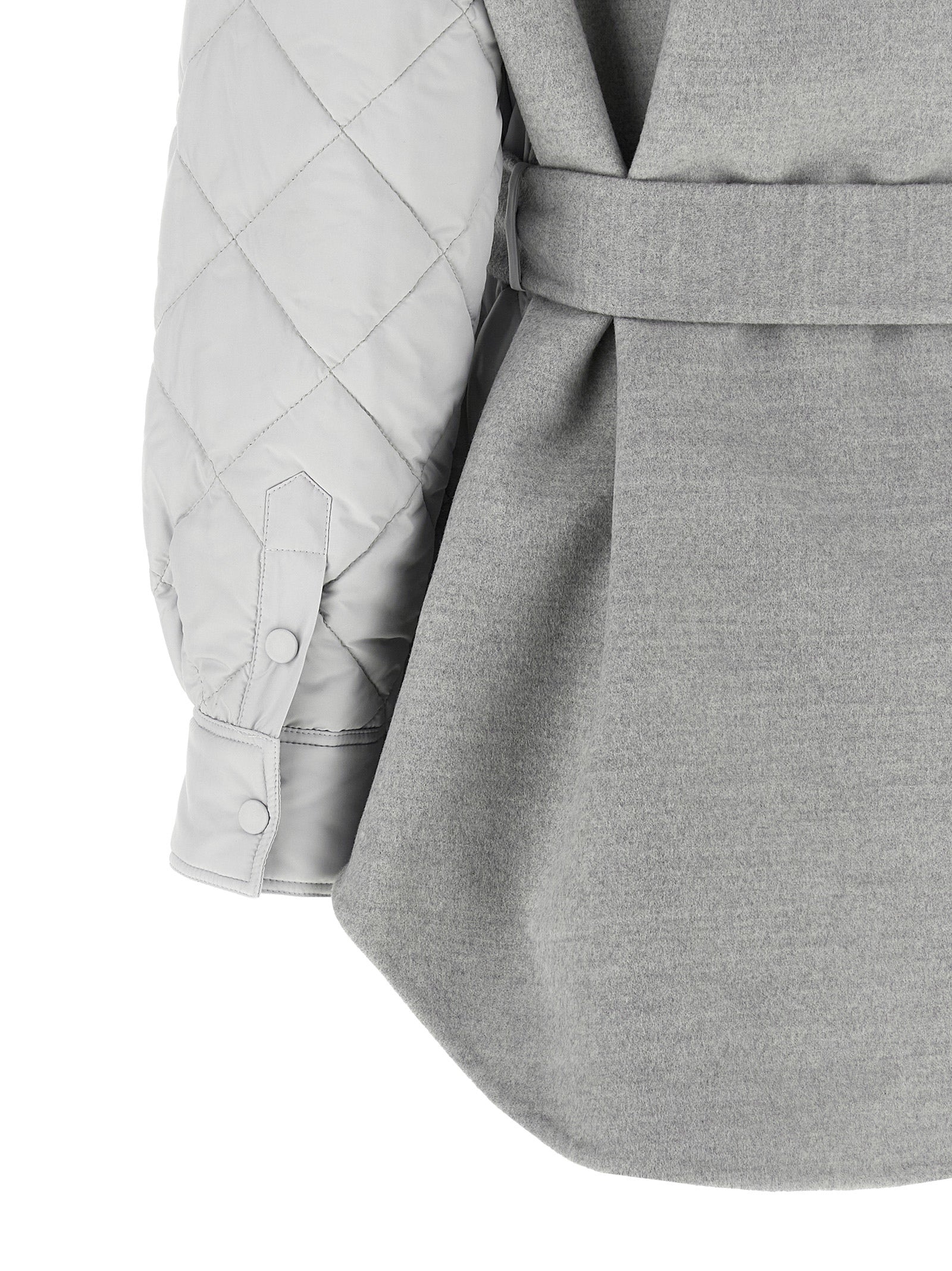 Fabiana Filippi Graue Shell-Jacke aus Polyester