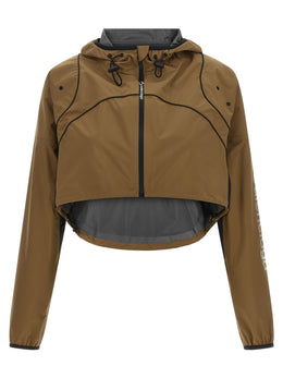 Balenciaga Braune Shell-Jacke aus Polyester