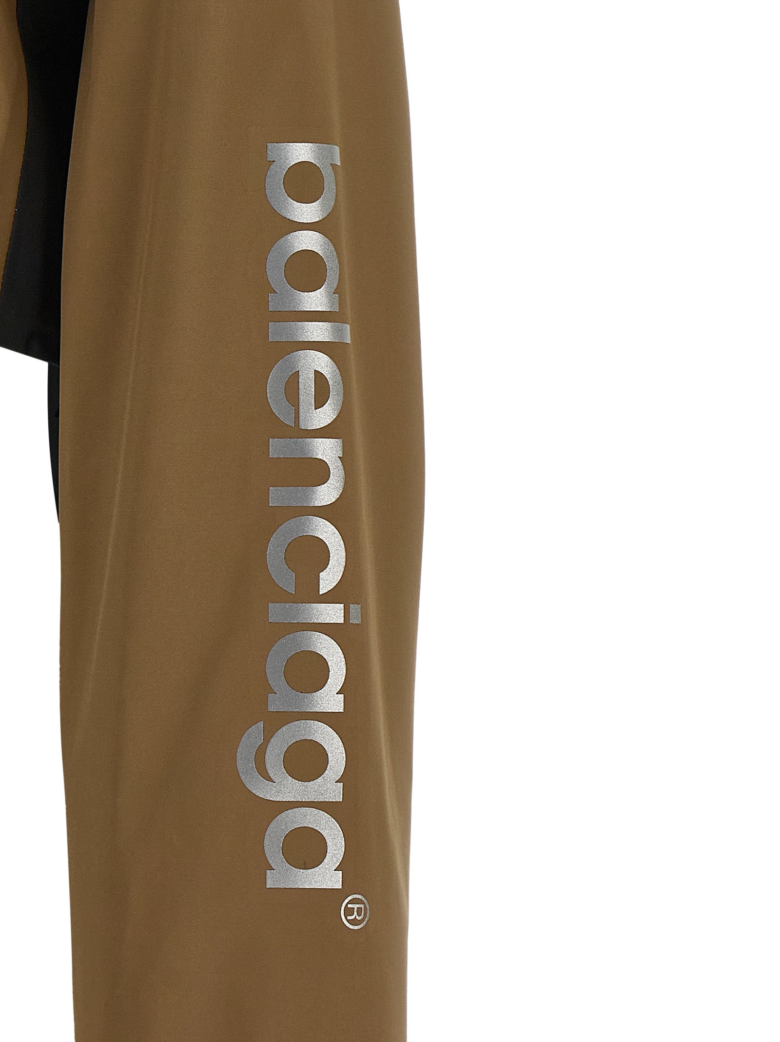 Balenciaga Braune Shell-Jacke aus Polyester