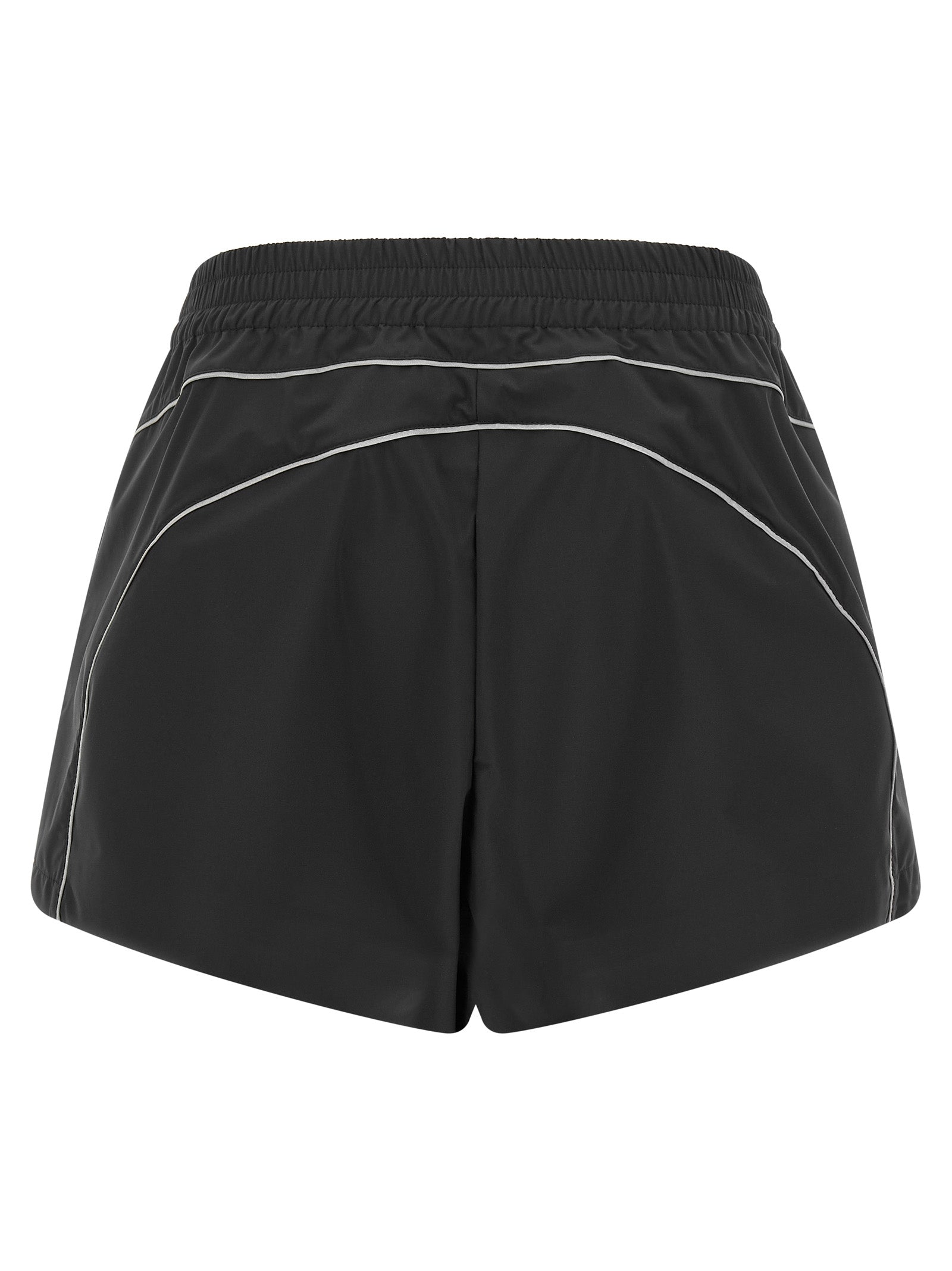 Balenciaga Schwarze Bermuda-Shorts aus Polyester