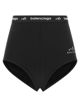 Balenciaga Schwarze Polyamid-Slips