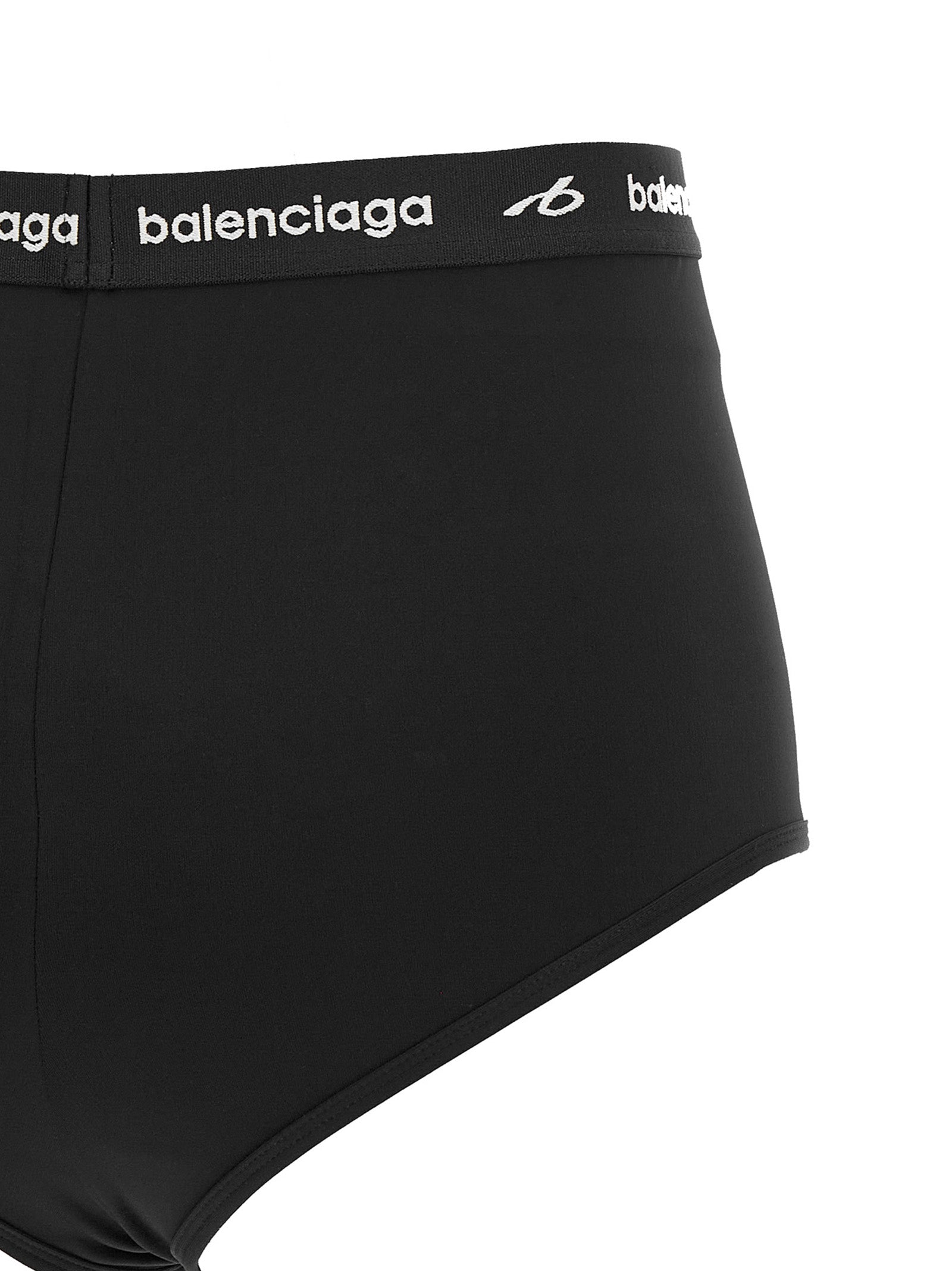 Balenciaga Schwarze Polyamid-Slips