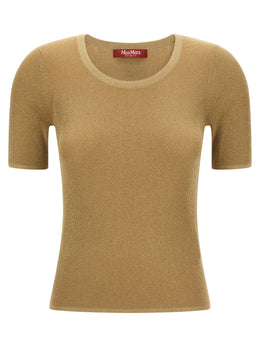 Max Mara Gold Polyamid T-Shirt
