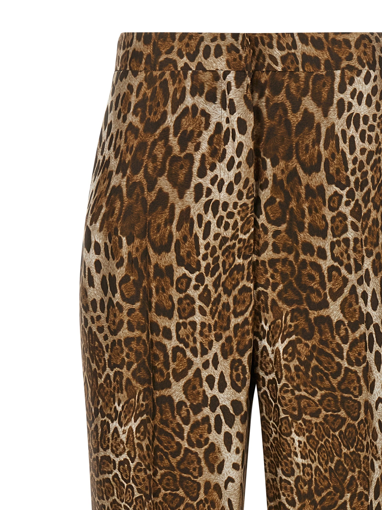 Max Mara Braune Seidenhose Lässig