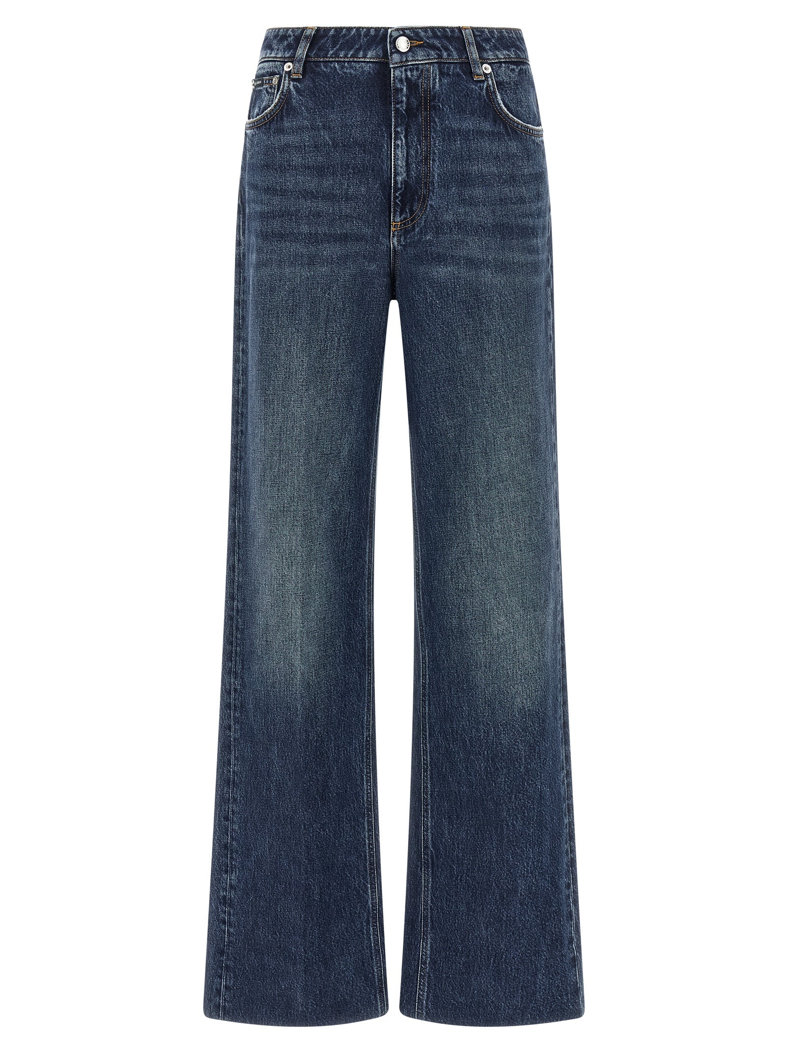 Dolce & Gabbana Blaue Baumwolljeans Denim