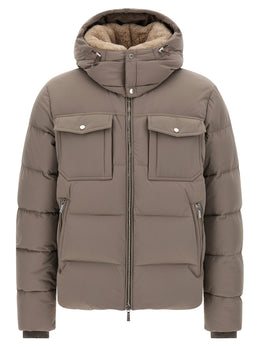 MooRER Grauer Woll-Bomber