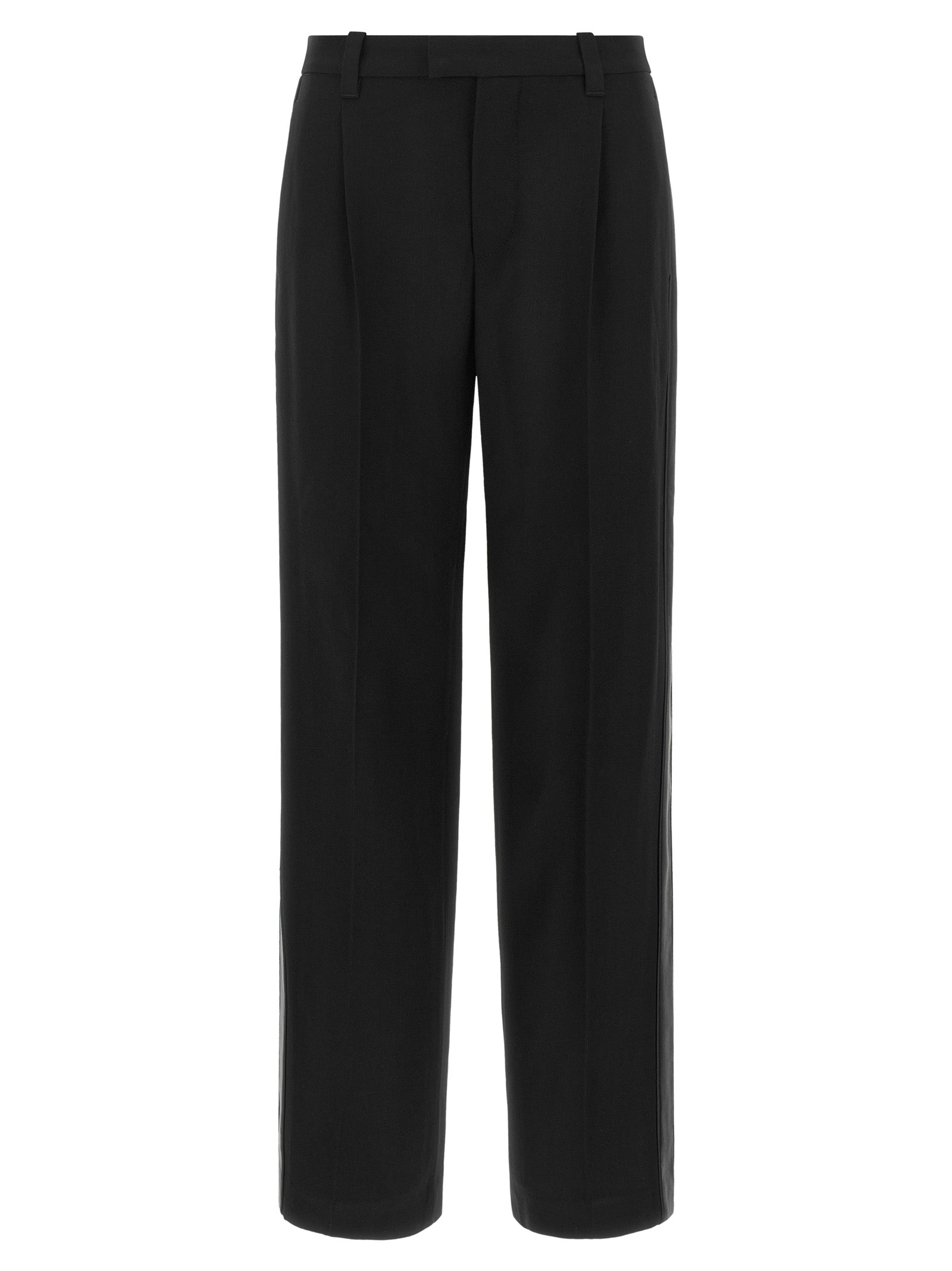 Brunello Cucinelli Schwarze Hose aus reiner Schurwolle