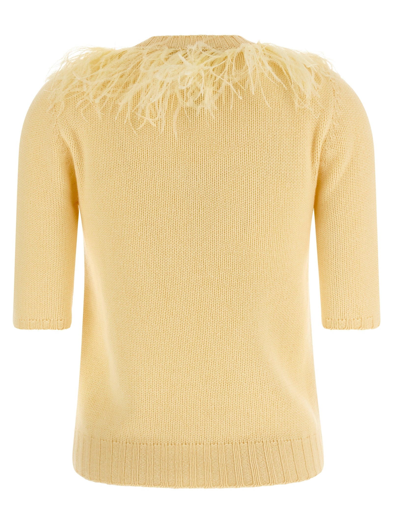 Fabiana Filippi Zweifarbige Strickjacke aus reiner Schurwolle