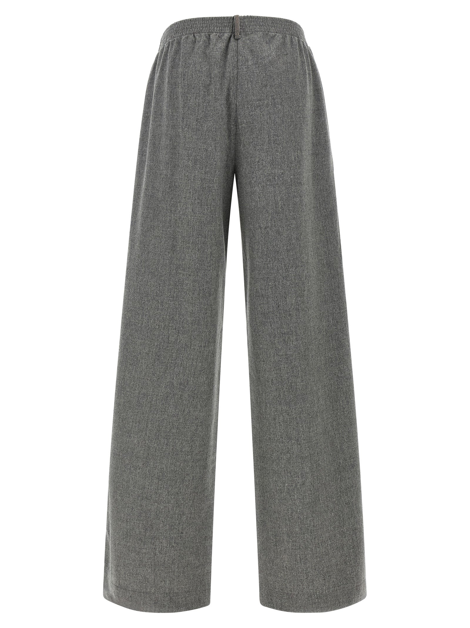 Fabiana Filippi Graue Cargo-Hose aus reiner Schurwolle