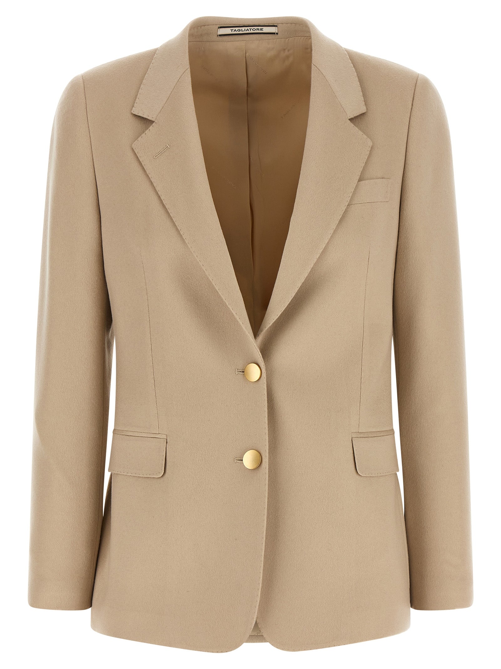 Tagliatore Beiger Kaschmir-Blazer
