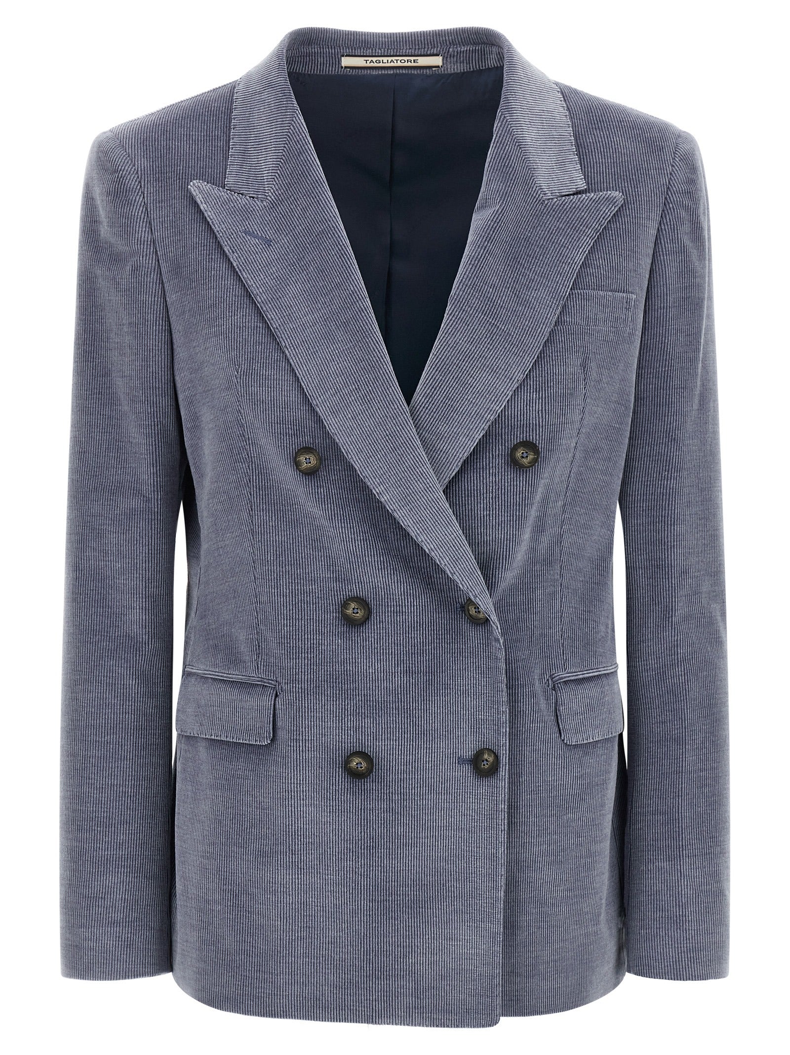Tagliatore Blauer Baumwollblazer