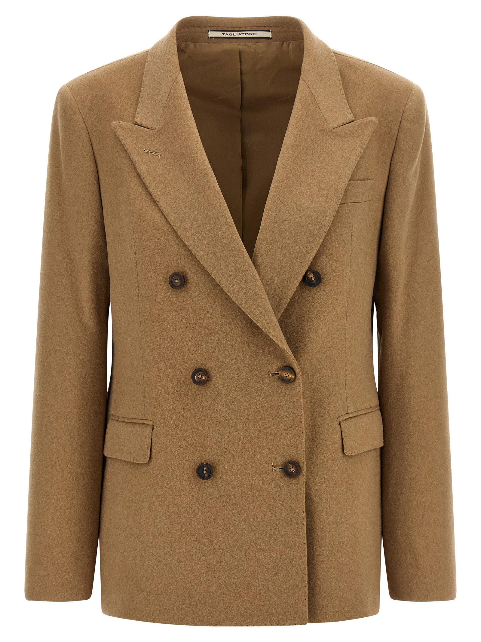 Tagliatore Beiger Kaschmir-Blazer