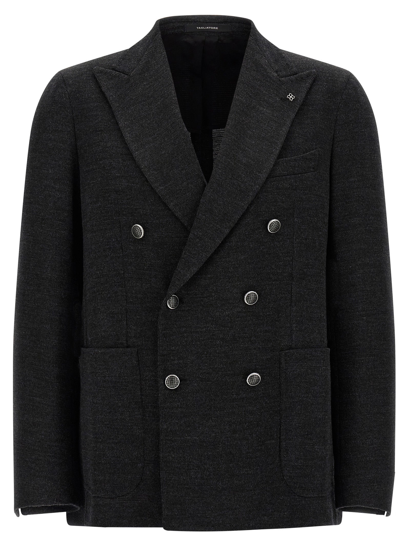 Tagliatore Grauer Polyester-Blazer