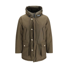 Woolrich Zweifarbiger Daunenmantel