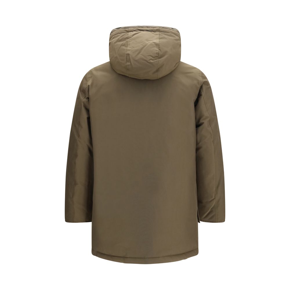 Woolrich Zweifarbiger Daunenmantel