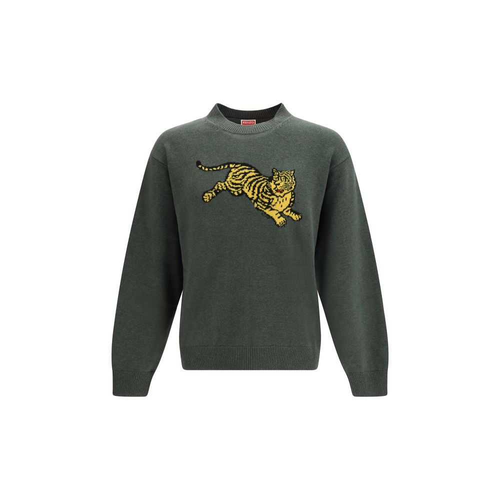 Kenzo Zweifarbiger Baumwollpullover