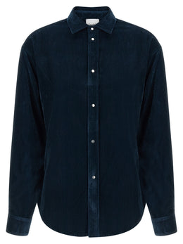 NUDE Blaue Viskose-Bluse