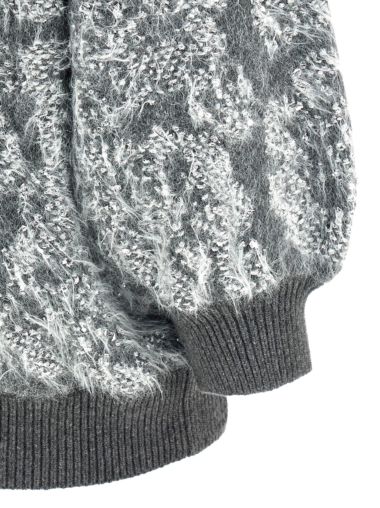 NUDE Grauer Wollcardigan