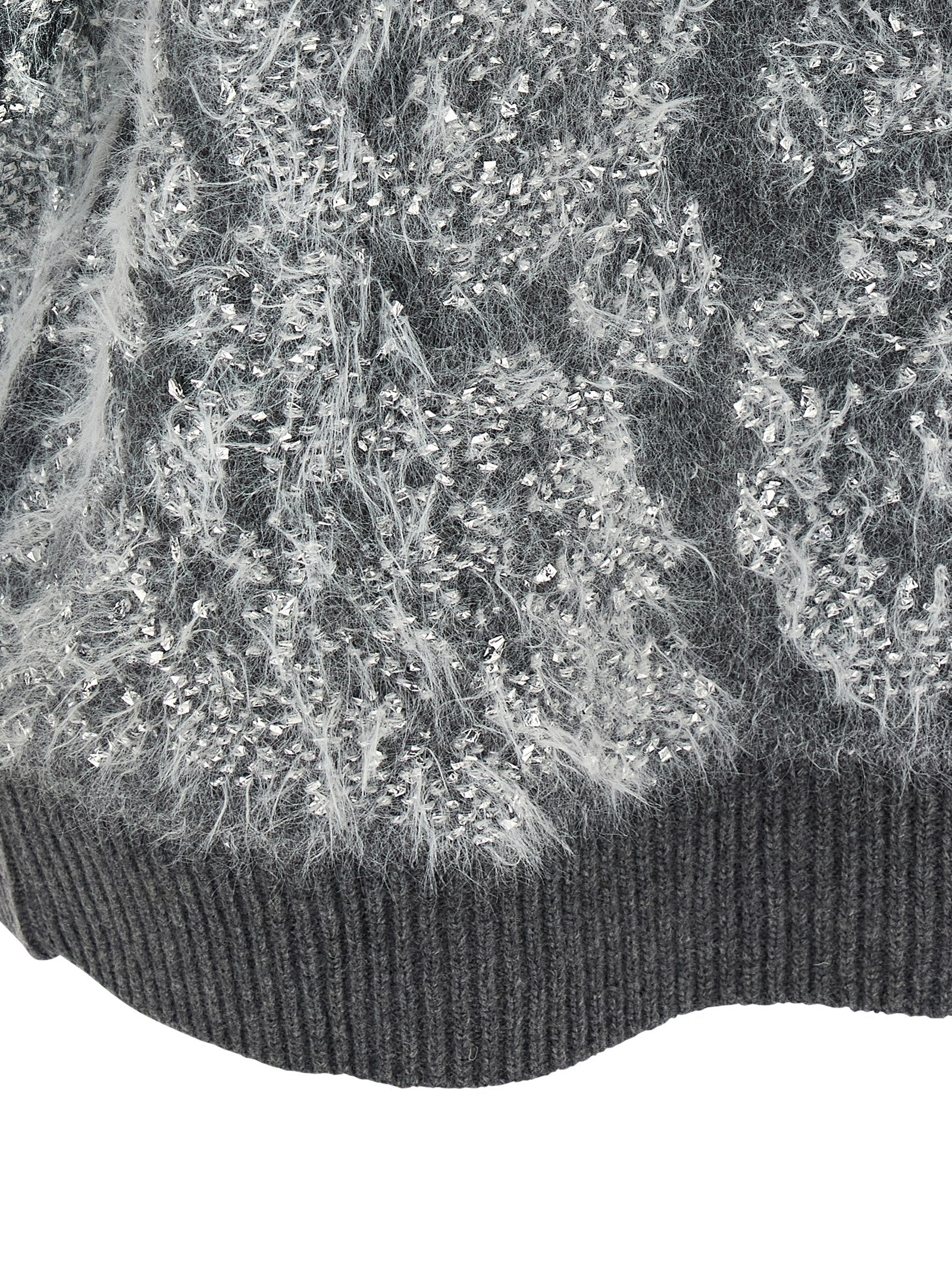 NUDE Grauer Wollcardigan