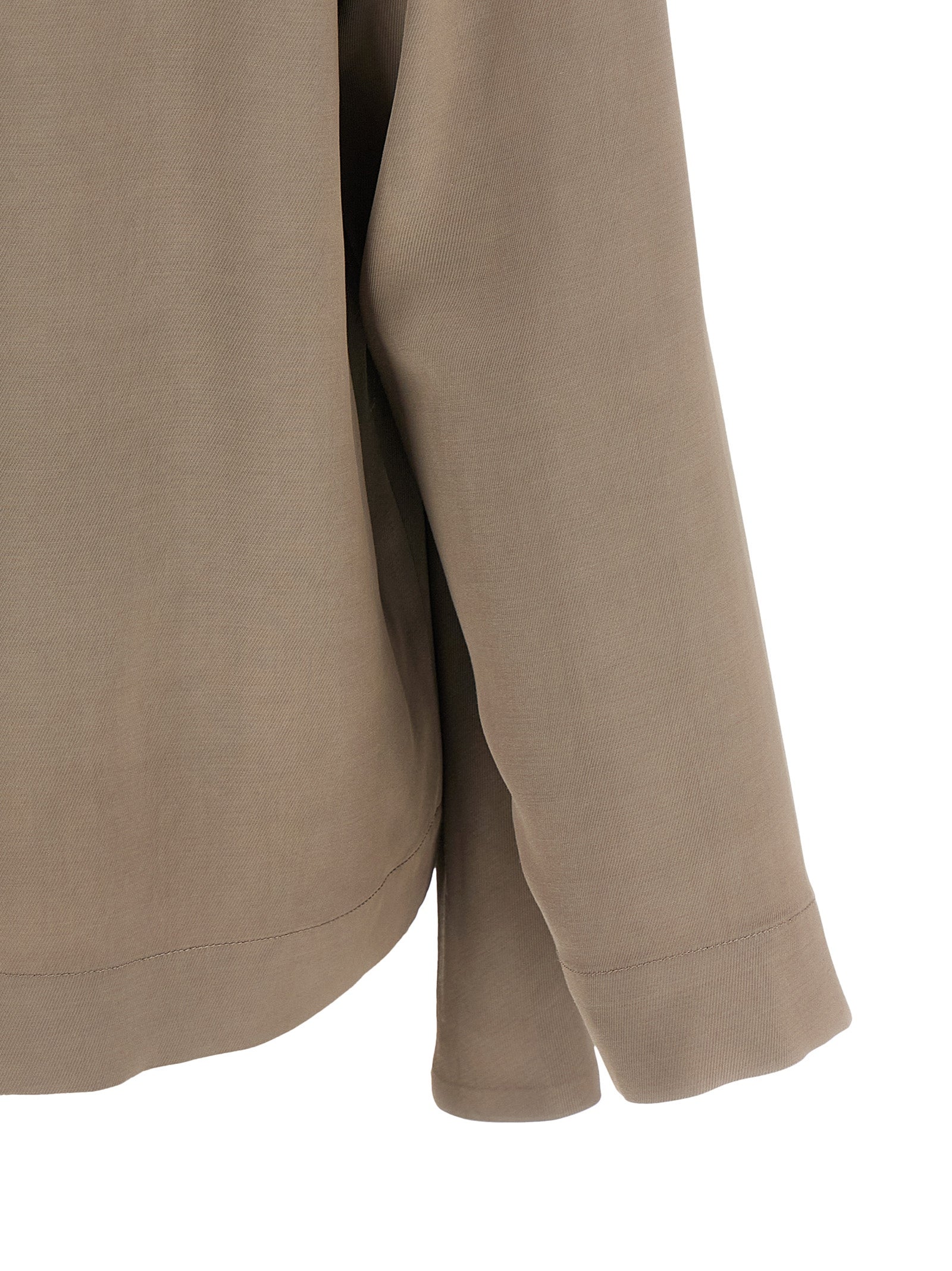 NUDE Graue Viskose-Bluse