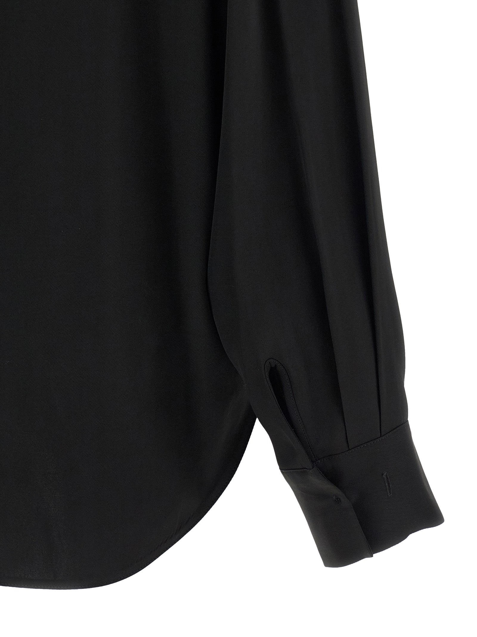 NUDE Schwarze Viskosebluse