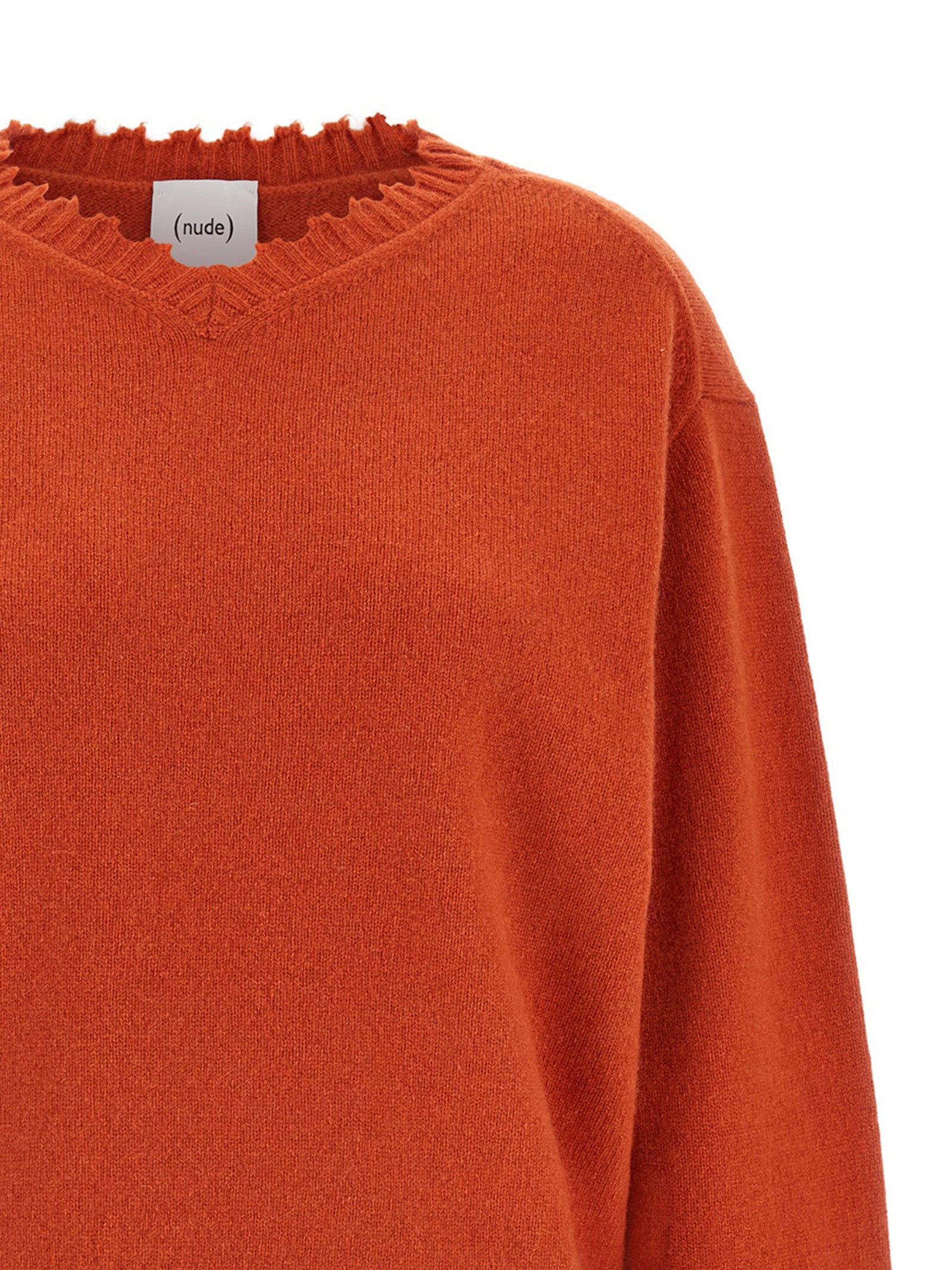 NUDE Orange Kaschmir Cardigan